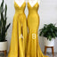 Sexy Mismatched V-neck Sleeveless Mermaid Long Bridesmaid Dresses, PGB03