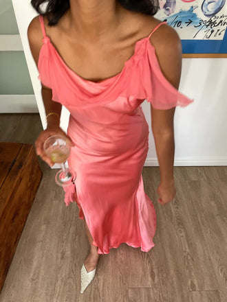 Sexy Off-shoulder Sleeveless Mermaid Satin Long Prom Dresses For Party, PG857