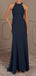 Modest Halter Sleeveless Mermaid Prom Dresses For Wedding Party, PG30