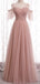 Formal Off-shoulder Sleeveless Mermaid A-line Prom Dresses For Wedding Party, PG33