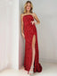 Sexy Sweetheart Sleeveless Mermaid Sequin Long Prom Dresses With Trailing For Party, PG269