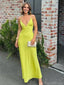 Simple Spaghetti Strap V-neck Sleeveless Mermaid Prom Dresses For Party, PG166