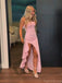 Simple Sweetheart Sleeveless Mermaid Satin Long Prom Dresses For Party, PG306