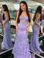 Elegant Sweetheart Sleeveless Mermaid Lace Long Prom Dresses For Party, PG226