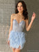 Shiny Sweetheart Sleeveless Short Mermaid Sequin Homecoming Dresses For Party, PGH238