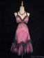 Sexy Spaghetti Strap Sleeveless Short A-line Tulle Homecoming Dresses For Party, PGH284