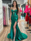 Sexy Sweetheart Sleeveless Mermaid Long Prom Dresses With Trailing For Party, PG196